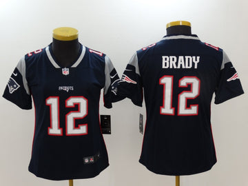 Tom Brady New England Patriots navy Limited jersey