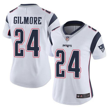 Stephon Gilmore New England Patriots white Vapor jersey