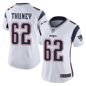 Joe Thuney New England Patriots white Vapor jersey