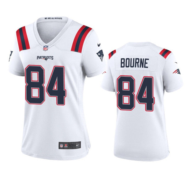 Kendrick Bourne New England Patriots white jersey