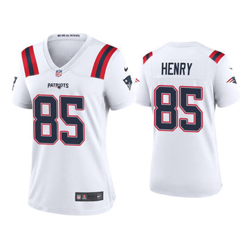 Hunter Henry New England Patriots white Vapor jersey