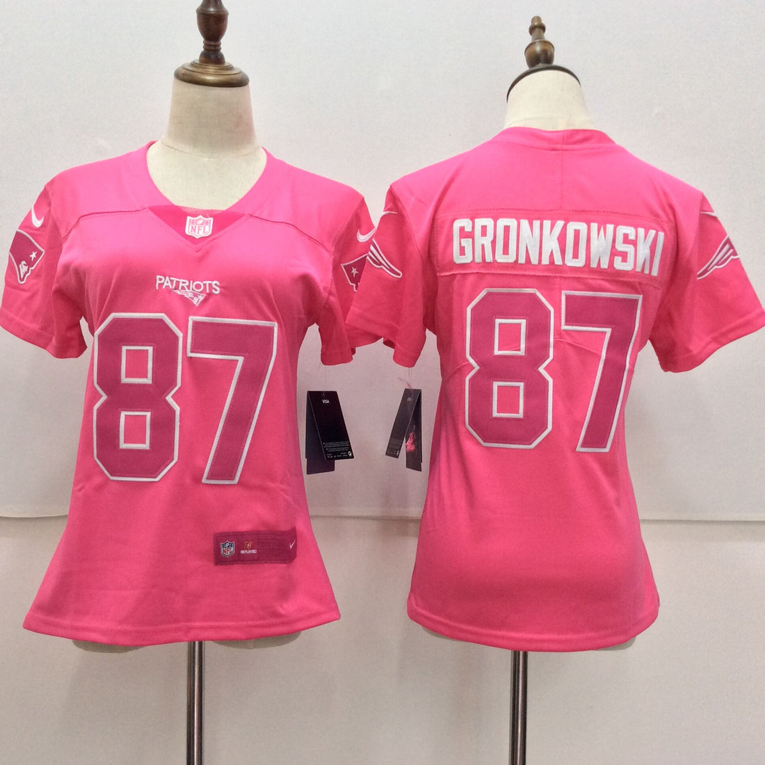 Rob Gronkowski New England Patriots pink Limited jersey