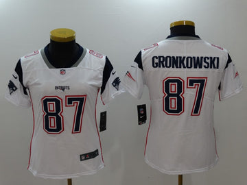 Rob Gronkowski New England Patriots white Vapor jersey