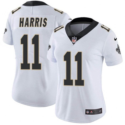 Deonte Harris New Orleans Saints white Vapor jersey