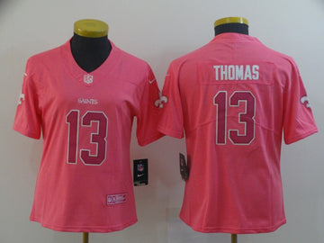 Michael Thomas New Orleans Saints pink Vapor jersey