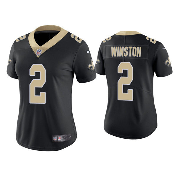 Jameis Winston New Orleans Saints black Vapor jersey