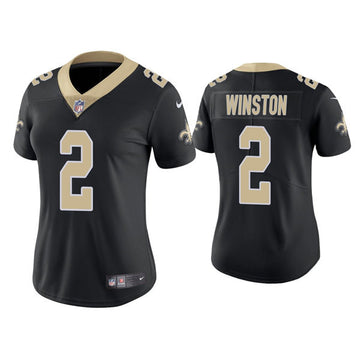 Jameis Winston New Orleans Saints black Vapor jersey