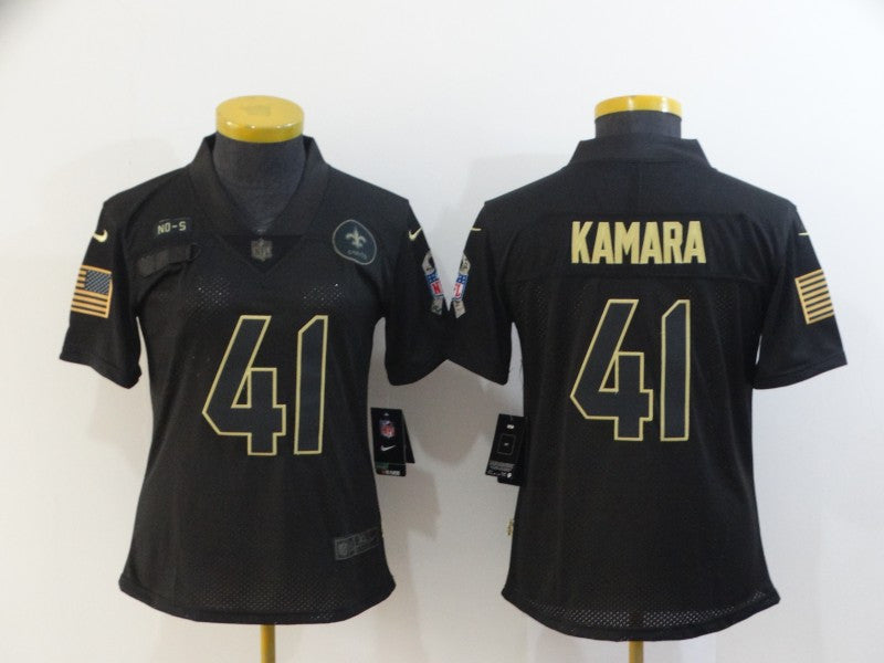 Alvin Kamara New Orleans Saints black Salute To Service jersey