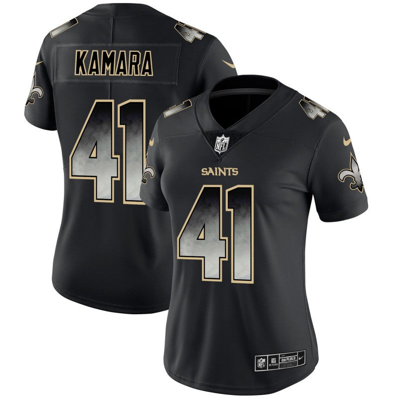 Alvin Kamara New Orleans Saints black Limited jersey