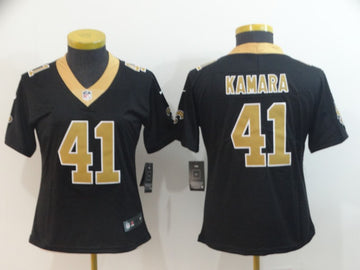 Alvin Kamara New Orleans Saints black Vapor jersey