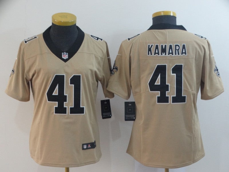 Alvin Kamara New Orleans Saints gold Inverted Legend jersey