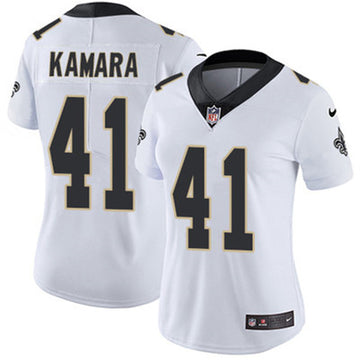 Alvin Kamara New Orleans Saints white Vapor jersey
