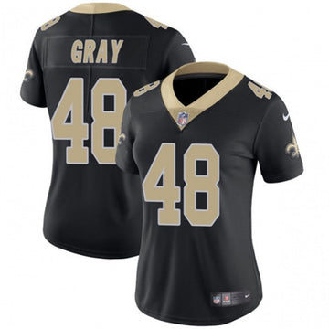 J.T. Gray New Orleans Saints black Vapor jersey