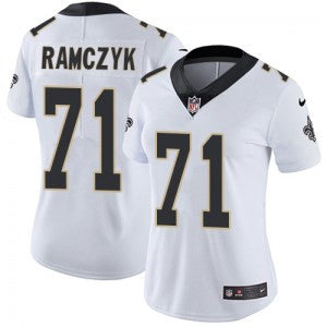 Ryan Ramczyk New Orleans Saints white Vapor jersey