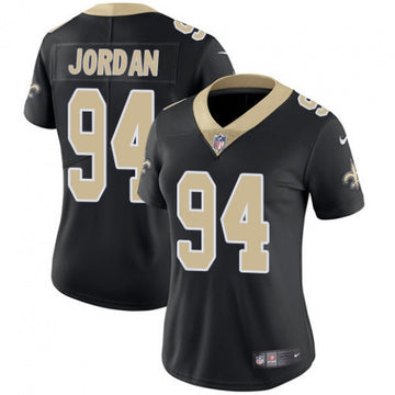Cameron Jordan New Orleans Saints black Vapor jersey
