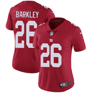 Saquon Barkley New York Giants red Vapor jersey