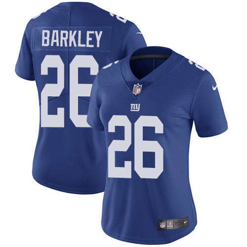 Saquon Barkley New York Giants royal Vapor jersey
