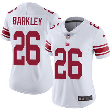 Saquon Barkley New York Giants white Vapor jersey