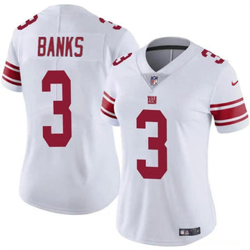 Deonte Banks New York Giants white Vapor jersey