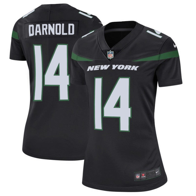 Sam Darnold New York Jets black Vapor jersey