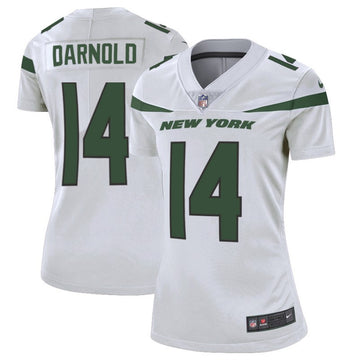 Sam Darnold New York Jets white Vapor jersey