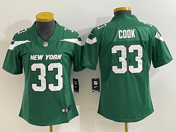 Dalvin Cook New York Jets green Vapor jersey