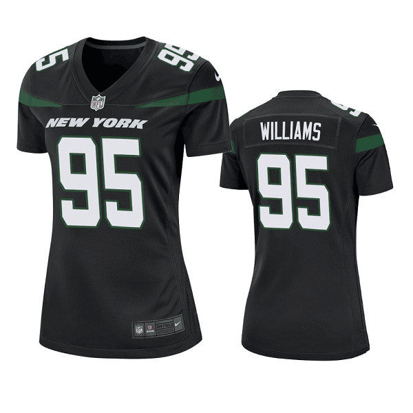 Quinnen Williams New York Jets black Vapor jersey