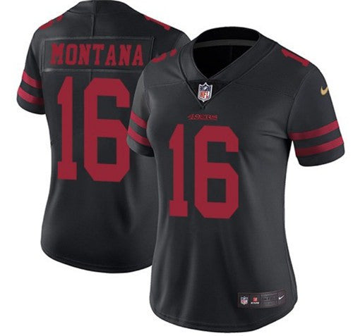 Joe Montana San Francisco 49ers black Vapor jersey