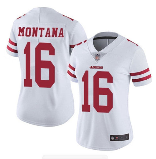 Joe Montana San Francisco 49ers white Vapor jersey