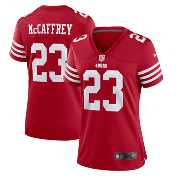 Christian McCaffrey San Francisco 49ers red Vapor jersey