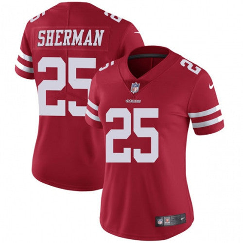 Richard Sherman San Francisco 49ers red Vapor jersey