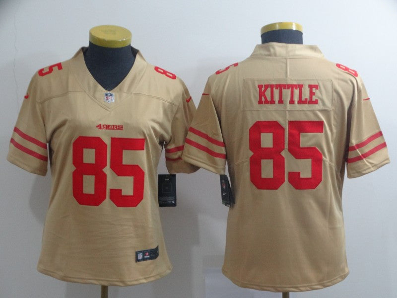 George Kittle San Francisco 49ers gold Inverted Legend jersey