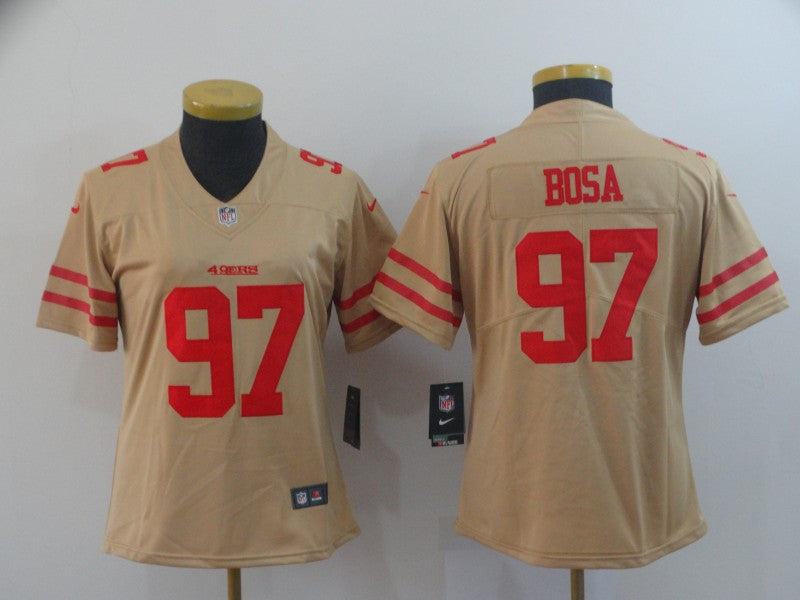 Nick Bosa San Francisco 49ers gold Inverted Legend jersey