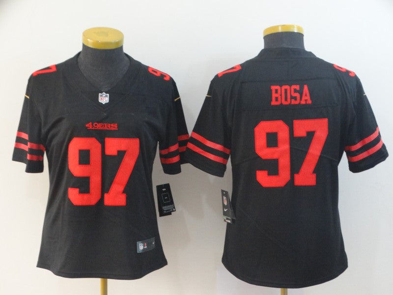 Nick Bosa San Francisco 49ers black Vapor jersey