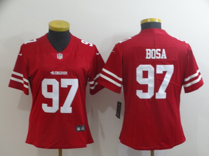 Nick Bosa San Francisco 49ers red Vapor jersey
