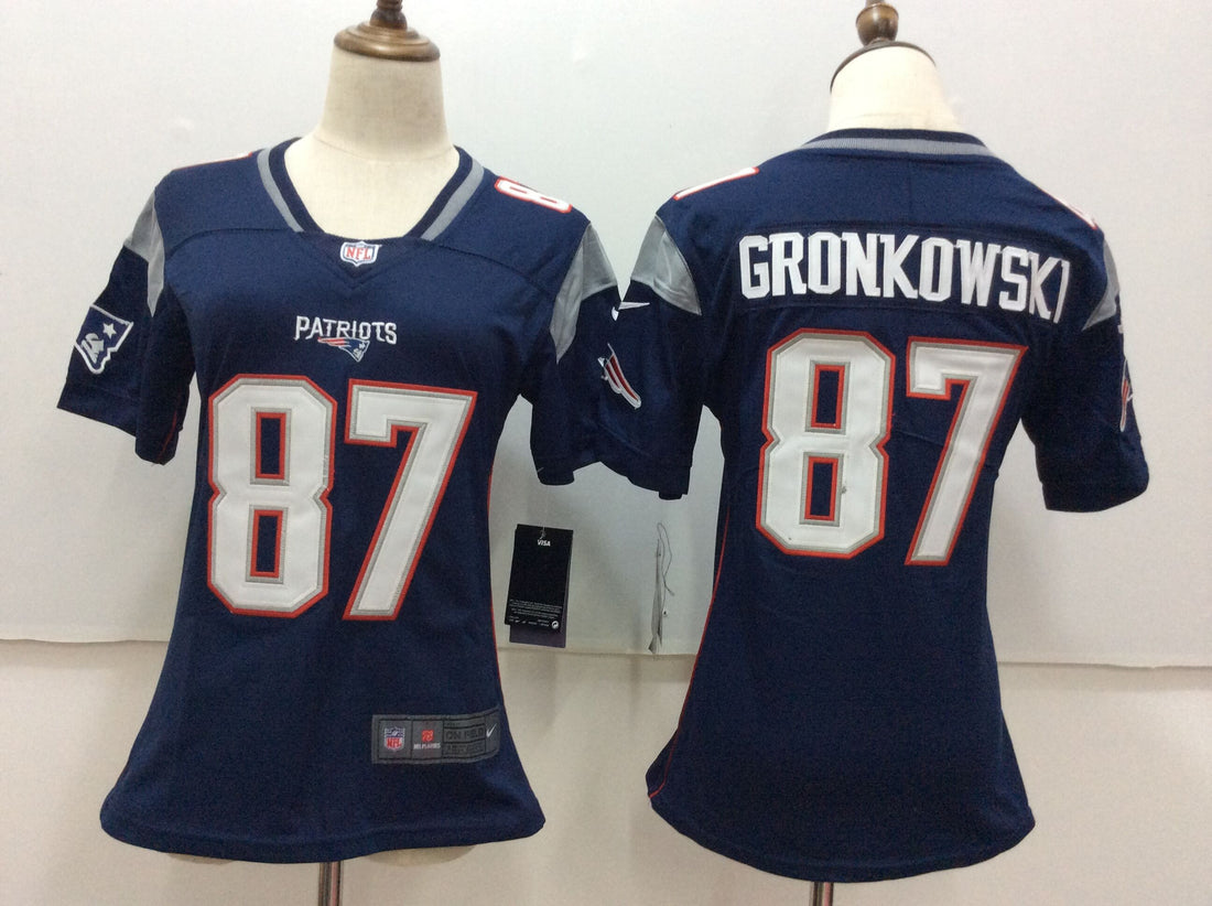 NikeNew Rob Gronkowski New England Patriots navy Vapor jersey