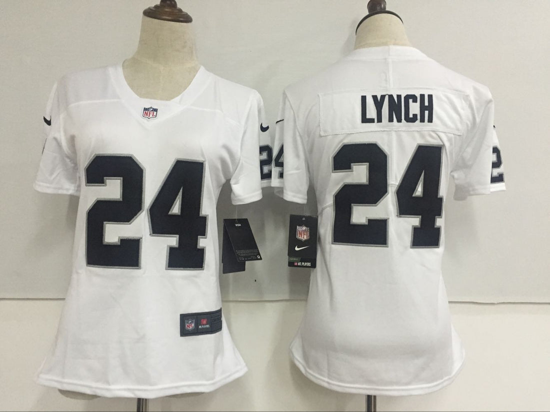 Marshawn Lynch Las Vegas Raiders white Vapor jersey