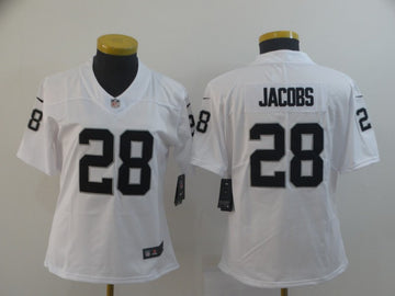Josh Jacobs Las Vegas Raiders white Vapor jersey