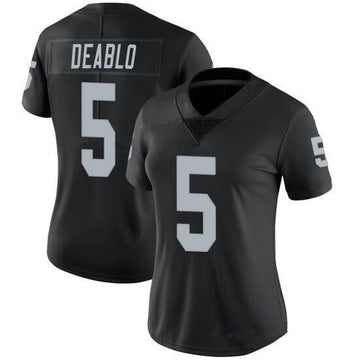 Divine Deablo Las Vegas Raiders black Vapor jersey