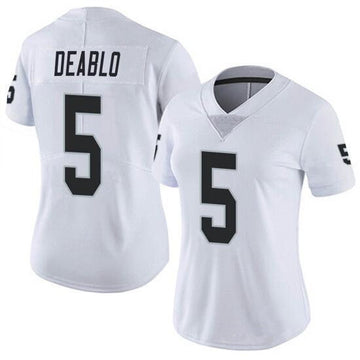 Divine Deablo Las Vegas Raiders white Vapor jersey