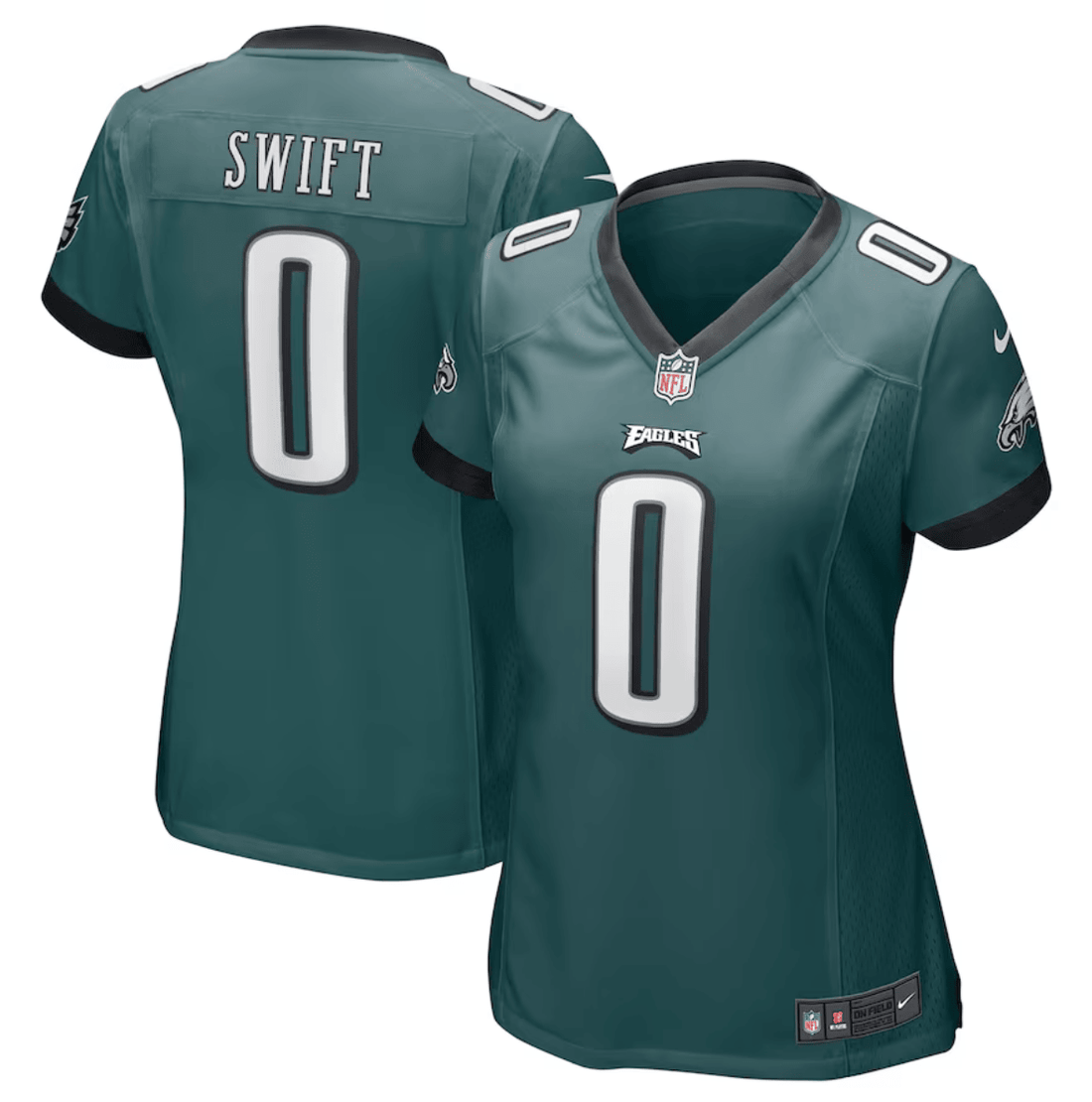 D'Andre Swift Philadelphia Eagles green jersey