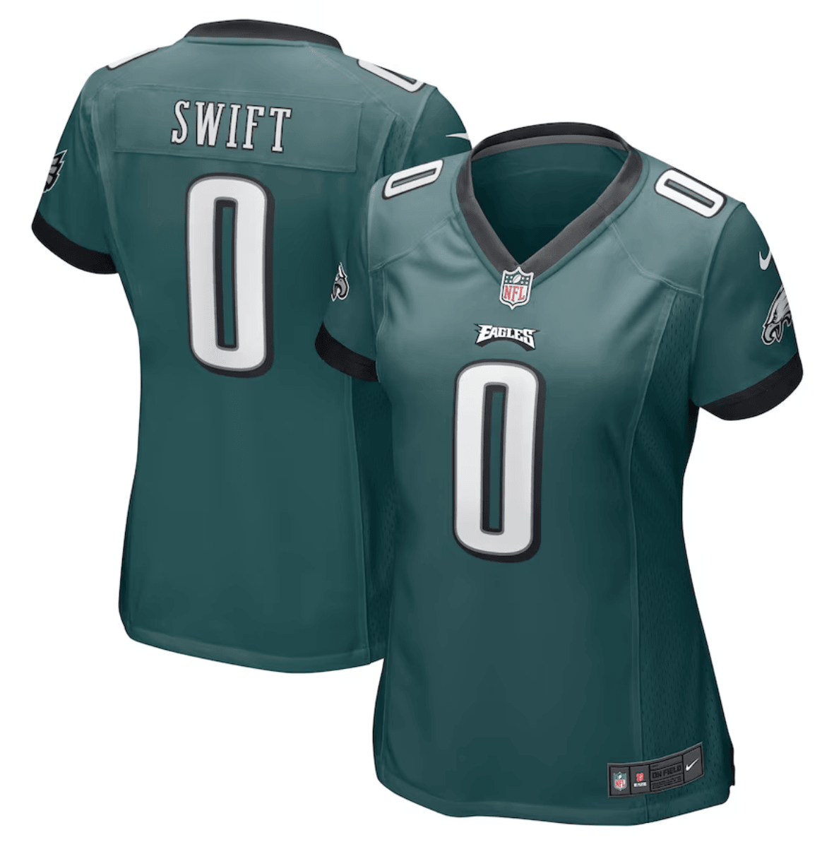 D'Andre Swift Philadelphia Eagles green jersey