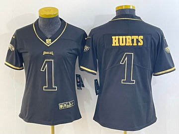 Jalen Hurts Philadelphia Eagles black jersey