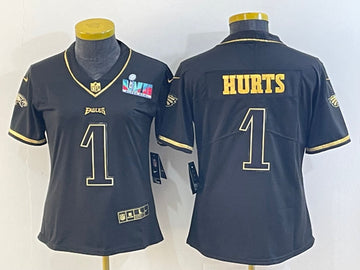 Jalen Hurts Philadelphia Eagles black jersey