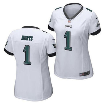 Jalen Hurts Philadelphia Eagles white Vapor jersey