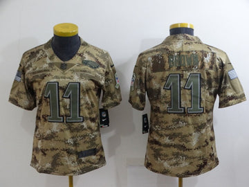 A. J Philadelphia Eagles brown Salute To Service jersey