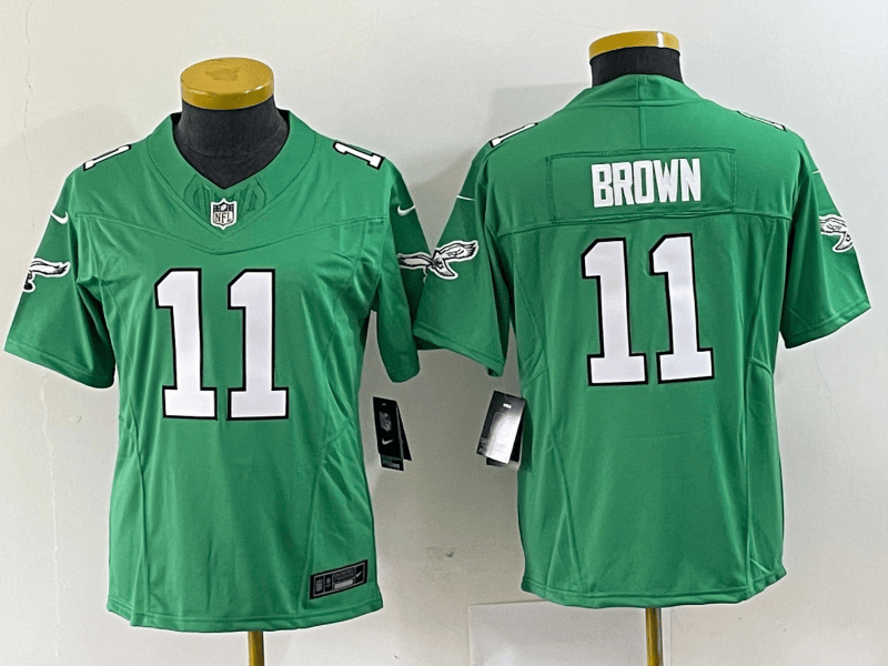 A. J Philadelphia Eagles brown jersey