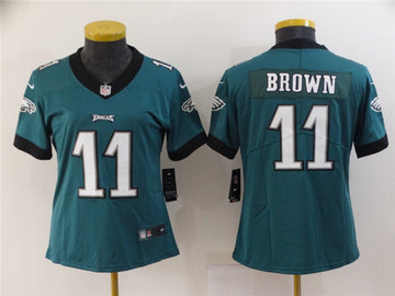 A. J Philadelphia Eagles brown Vapor jersey