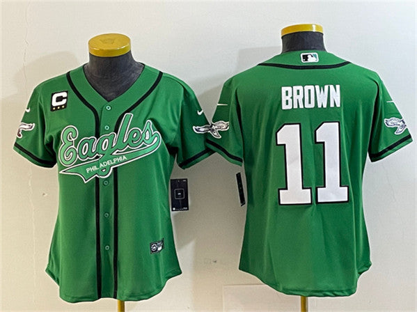 A. J Philadelphia Eagles brown jersey