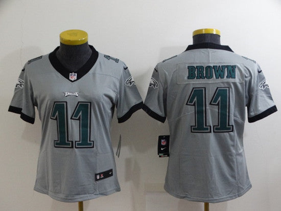 A. J Philadelphia Eagles brown Vapor jersey